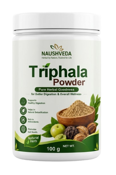 Naushveda Triphala Powder - 100% Ayurvedic Formulation Johar Herbals